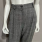 Casual Corner Black Plaid High Waisted Pants Sz-10