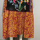 Anthropologie Floral Long Sleeve Sheer Boho Maxi Dress Sz-8