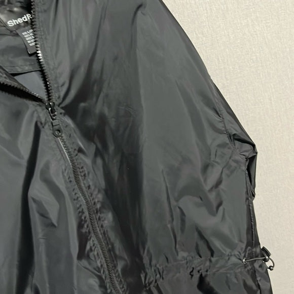 Shed Rain Nylon With Hood Rain Jacket Sz-Large/XL