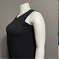 G by Giuliana Black Sleeveless High Low Knit Top Sz-XLP