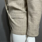 Austin Reed Wool Blend Tan Houndstooth Unisex Blazer Sz-XL