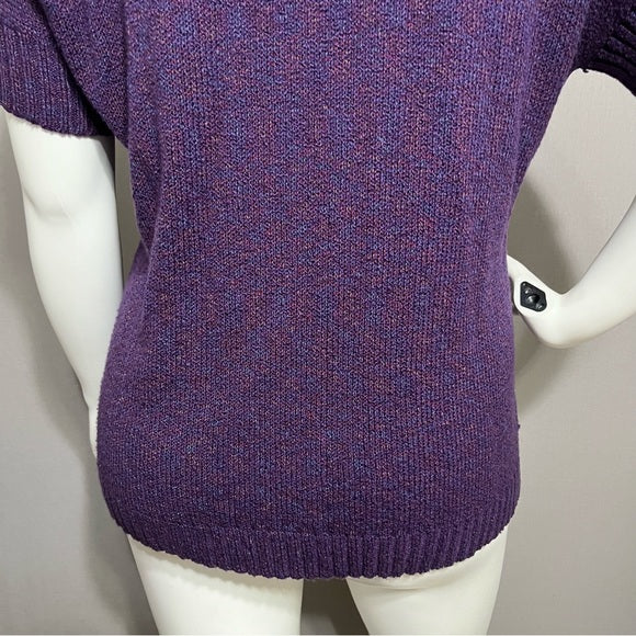 Dressbarn Purple Multicolored Sweater Sz-2X