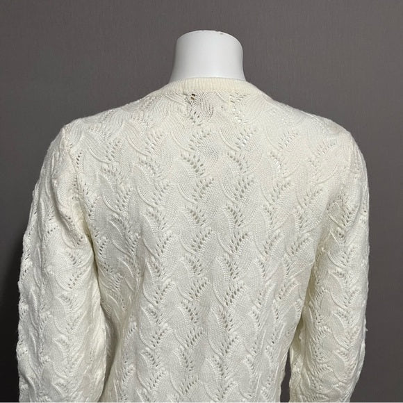 Vintage It’s Pure Gould Irish Cream Knit Cardigan Sweater Sz-Medium