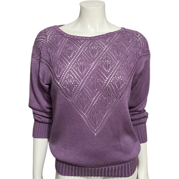 Vintage Lavender Crewneck Sweater Sz-S/M