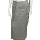 Anne Klein 100% Linen With Side Splits Maxi Skirt Sz-4