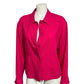 Vintage Sigrid Olsen Button Linen Blend Front Shacket Sz-Large