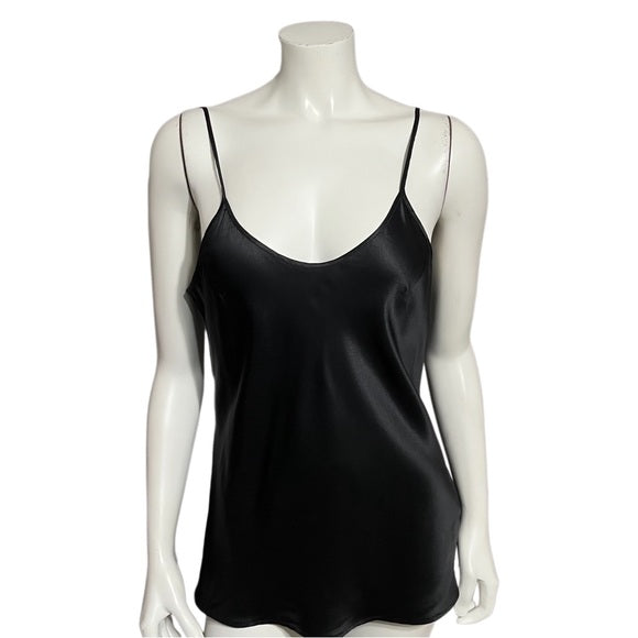 Black 100% Silk Camisole Sz-Medium