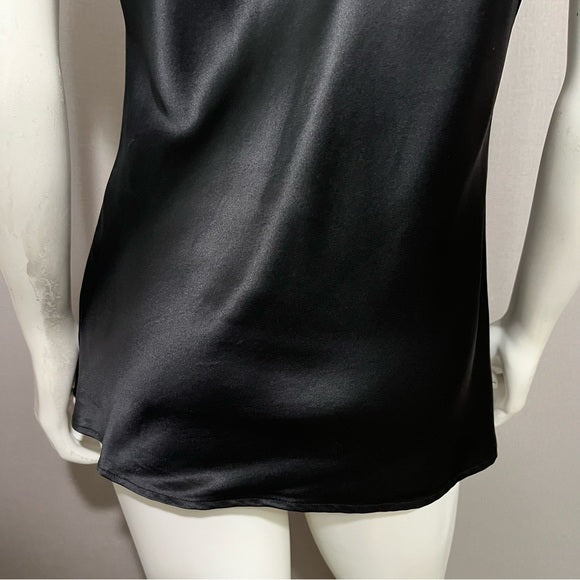 Black 100% Silk Camisole Sz-Medium