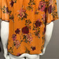 Boutique 21 Woven Sheer Open Front Blouse Sz-Large