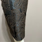 Drama Teal Brown Artsy Pencil Skirt Sz-Medium