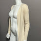 Susan Lazar Cashmere | Silk Ribbed Open Front Cardigan Sz-Small