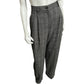 Casual Corner Black Plaid High Waisted Pants Sz-10