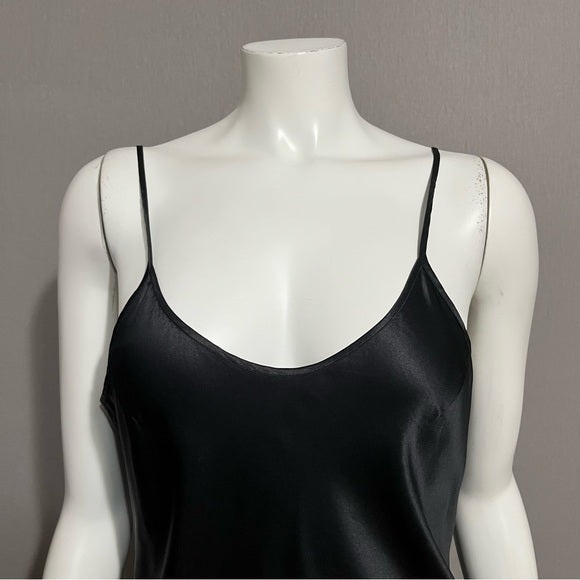 Black 100% Silk Camisole Sz-Medium