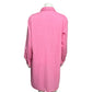 Gilligan & O’Malley Pink 100% Cotton Sleepwear Long Button Front Shirt Sz-XL