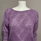 Vintage Lavender Crewneck Sweater Sz-S/M