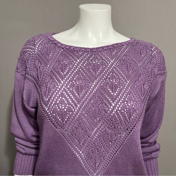 Vintage Lavender Crewneck Sweater Sz-S/M