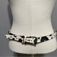 Aimee Lynn Geniune Leather Animal Hair Cow Print Belt Sz-Medium