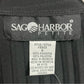 Sag Harbor Black Pleated Midi Skirt Sz-6
