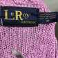 Vintage LeRoy Lavender Crochet Knit Sleeve With Beading Sz-Medium