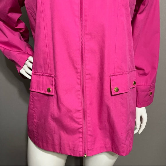 Blair Pink With Floral Lining Raincoat Sz-XL