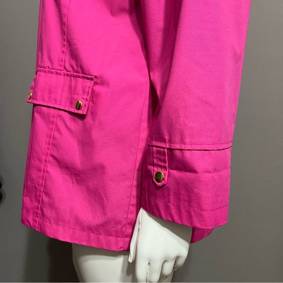 Blair Pink With Floral Lining Raincoat Sz-XL