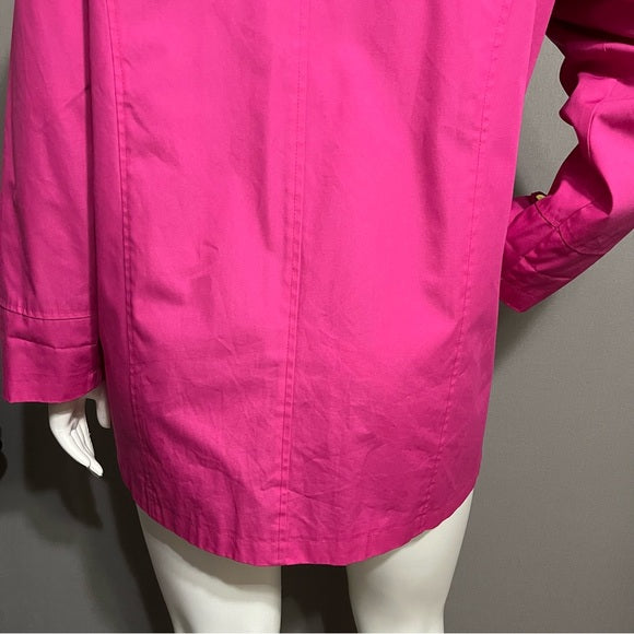 Blair Pink With Floral Lining Raincoat Sz-XL