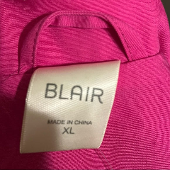 Blair Pink With Floral Lining Raincoat Sz-XL