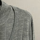 Roaman’s Gray Ribbed 2 Pc Knit Duster Cardigan & Dress Set Sz-Large