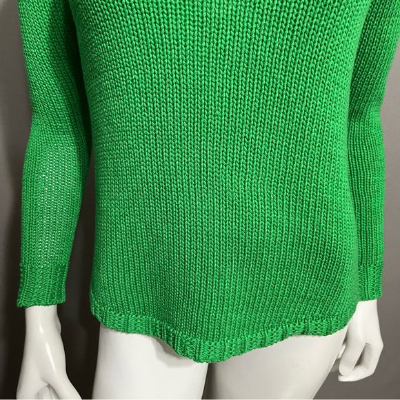 Lauren Ralph Lauren Crew Neck Sweater Cotton Like Sweater Sz-Small