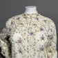 Asos 100% Cotton Purple Floral Ruffle Shirt Sz-14