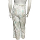 Chico Paisley Ikat Print Neutral Color Elastic Waist Pants Sz-1 (Medium/Large)