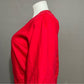 Lauren Ralph Lauren Red 100% Tunic Linen With Embellished Trim Top Size - XL