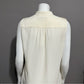 Banana Republic 100% Silk Cream Sleeveless Blouse Sz-12