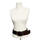 White House Black Market Brown Wide Genuine Leather Belt Sz-Medium/Large