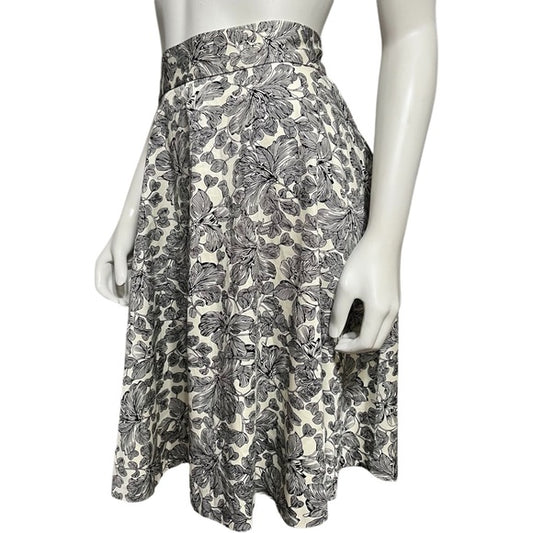 Premise Studio Cotton Floral Circle Skirt Sz-8