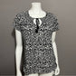Lauren Ralph Lauren 100% Cotton Aztec Print Knit Top Sz-Large