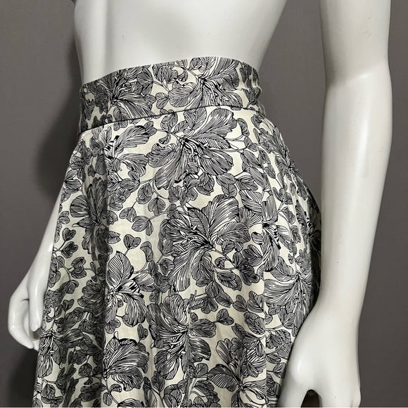 Premise Studio Cotton Floral Circle Skirt Sz-8