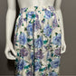 Anne Crimmins Lavender Floral Midi Skirt Sz-8