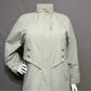 Fleet Street Ecru Longline Trench Rain Lightweight Jacket Sz-12