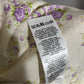 Asos 100% Cotton Purple Floral Ruffle Shirt Sz-14