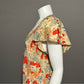 Joie 100% Silk Floral Short Sleeve Blouse Sz-Medium