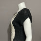 Segue Vintage Artsy Ramie Cotton Cap Sleeve Lightweight Sweater Sz-Large (runs smaller)