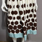 Willow Glenn New York Cotton Polka Dot Pleated Fit & Flare Dress Sz-14