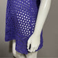 Jeanne Pierre 100% Crochet Open Knit Lightweight Sweater Sz-Large