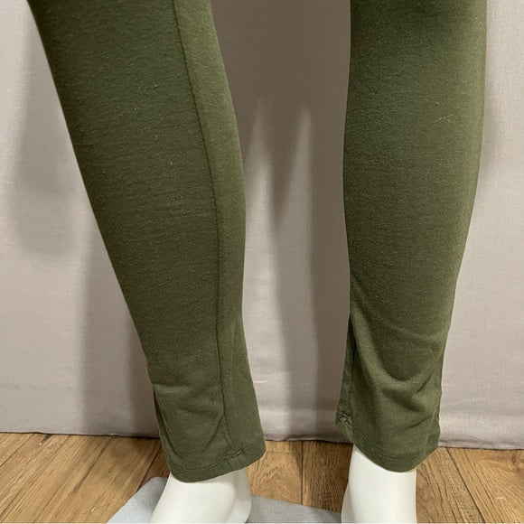 Heart & Hips Army Green Knit Tank Knit Jumpsuit Sz-Medium