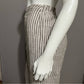Chico’s 100% Linen Stripe Loose Fit Cropped Pants Sz-0.5 or Large
