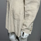 Donna Karan NY Tan 100% Linen Double Breasted Blazer Sz-10