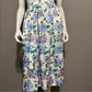 Anne Crimmins Lavender Floral Midi Skirt Sz-8