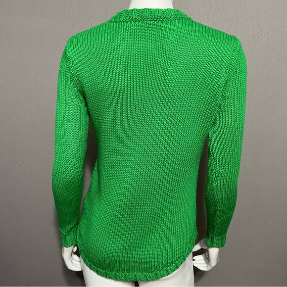 Lauren Ralph Lauren Crew Neck Sweater Cotton Like Sweater Sz-Small