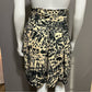 Corey Lynn Calter Anthropologie Tropical Pleated 100% Cotton Skirt Size -2